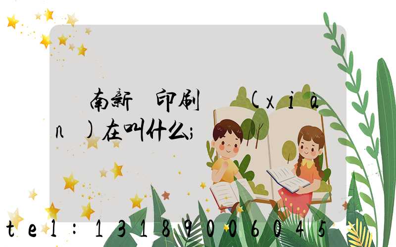 濟南新華印刷廠現(xiàn)在叫什么