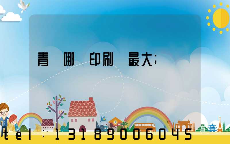 青島哪個印刷廠最大
